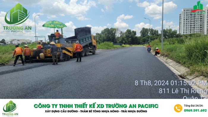 Công ty bê tông nhựa nóng TAP đơn vị cung cấp dịch vụ thi công bê tông nhựa nóng Quận 9 uy tín