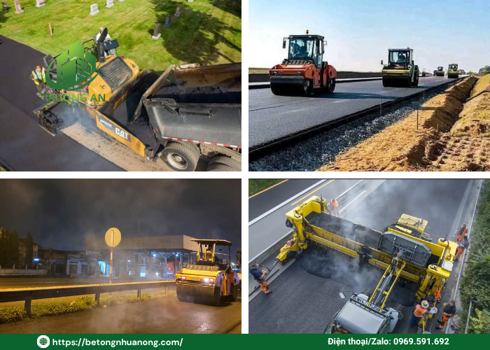 Các công trình sử dụng bê tông nhựa nóng nhờ khả năng chịu tải 